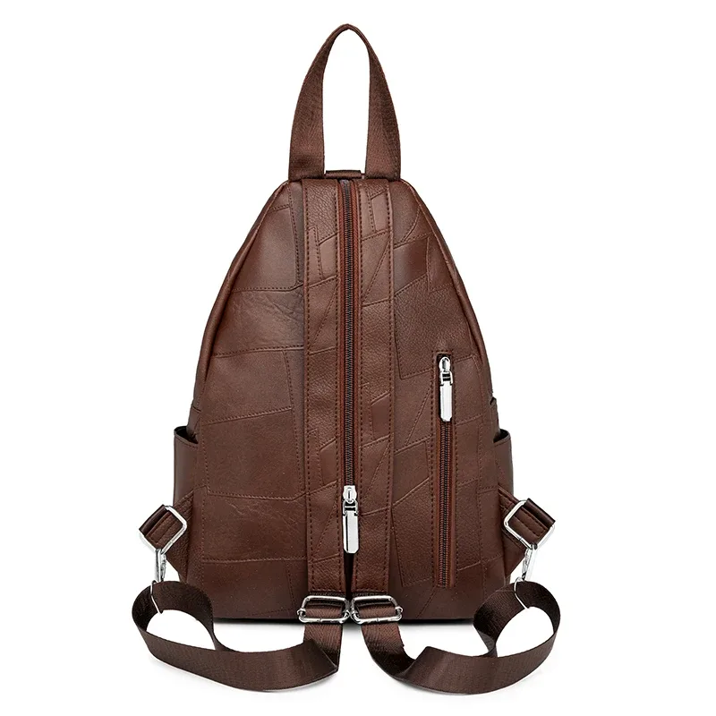 sacs à dos multifonctions en cuir pu pour femmes, sacs à dos d'école pour dames, pack de poudres de téléphone, sacs initiés, nouveau