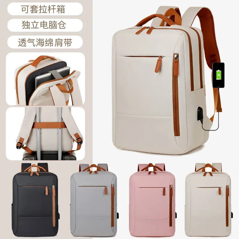 sac à dos étanche avec port usb, sac d'affaires et d'ordinateur portable, grande capacité, sac de voyage pour hommes