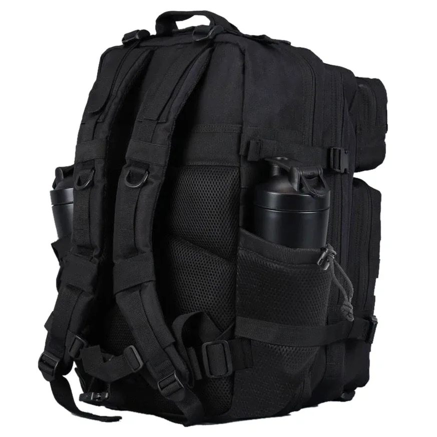 sac dos oxford université imperméable noir brossable 36 55 litres poche velcro informatique randonnée camping