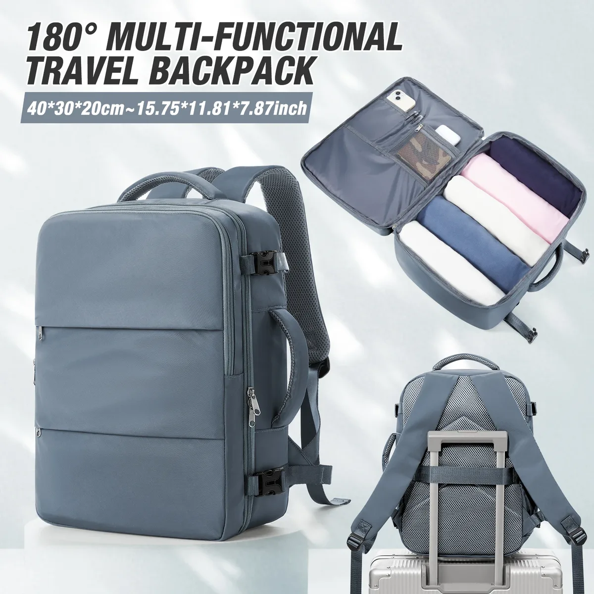 sac à dos pour ordinateur portable voyage 40x30x20 ryanair pochette d'ordinateur hommes femmes affaires sac de cabine étanche sac à dos sac d'école