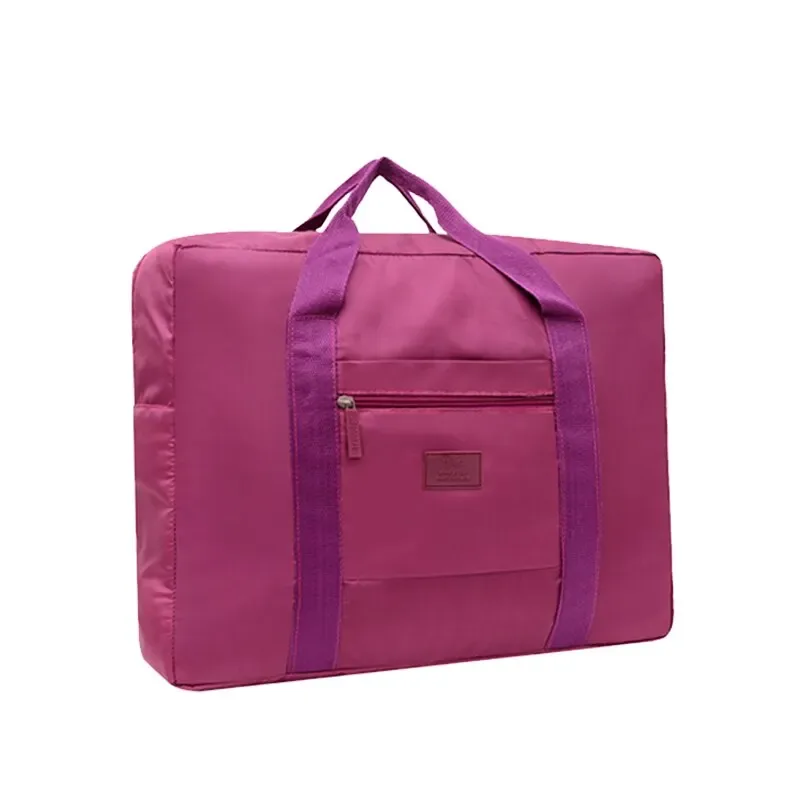 sac polochon de voyage à la mode, sac de voyage léger et pliable pour femmes et hommes, fourre-tout, sac de bagage à main, sac de nuit pour week-end
