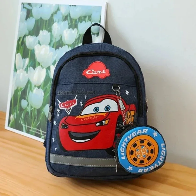 nouveau sac à dos unisexe 2026 motif cartoon lightning mcqueen – plusieurs styles, grande capacité, idéal pour étudiants, sac d'école décontracté, sac de voyage extérieur