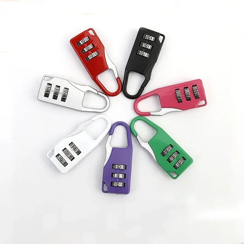 Mini cadenas à code couleur à 3 chiffres pour valise, bagages, voyage, serrure intelligente, antivol