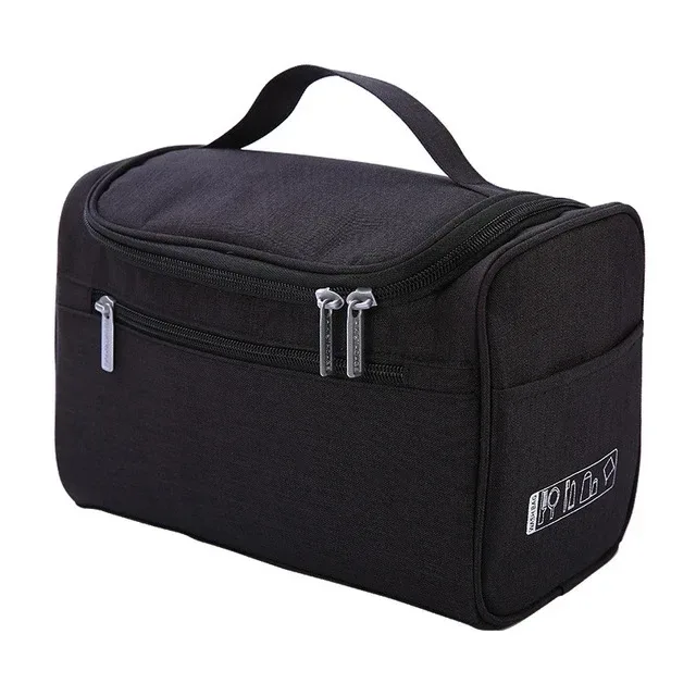 sac à cosmétiques portable suspendu, organisateur de rangement pour articles de toilette de voyage, trousse de toilette pour hommes et femmes, accessoire de maquillage