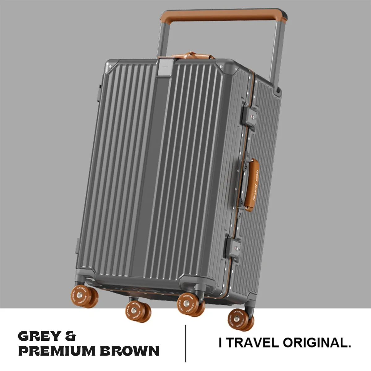 valise trolley rigide grande capacité aiweiny avec serrure tsa 3/7 séparables, roues silencieuses détachables et poignée télescopique large pour voyage