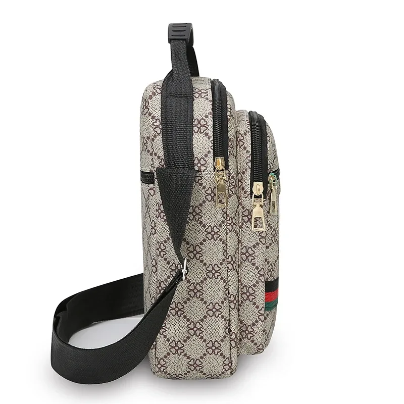 sac bandoulière homme, nouveau modèle tendance, multi-couches, polyvalent, sac à main décontracté, sac messager pour usage quotidien et voyage