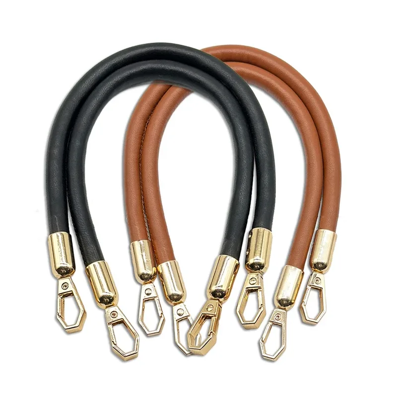 sangle de sac à bandoulière tressée en cuir pu de 30cm, poignées courtes, poignée de remplacement diy pour sac à main, accessoires de ceinture, 1 pièce