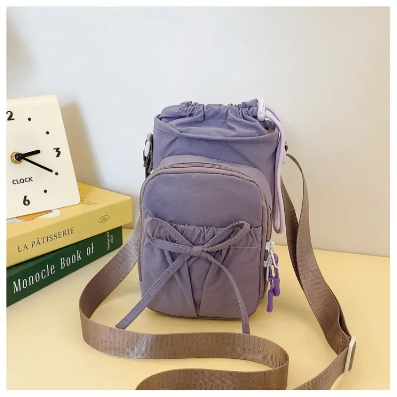 nouveau sac bandoulière léger pour téléphone portable pour femme, sac de sport et cyclisme d'extérieur, porte-bouteille d'eau, sac de voyage, sacs à main au design noué