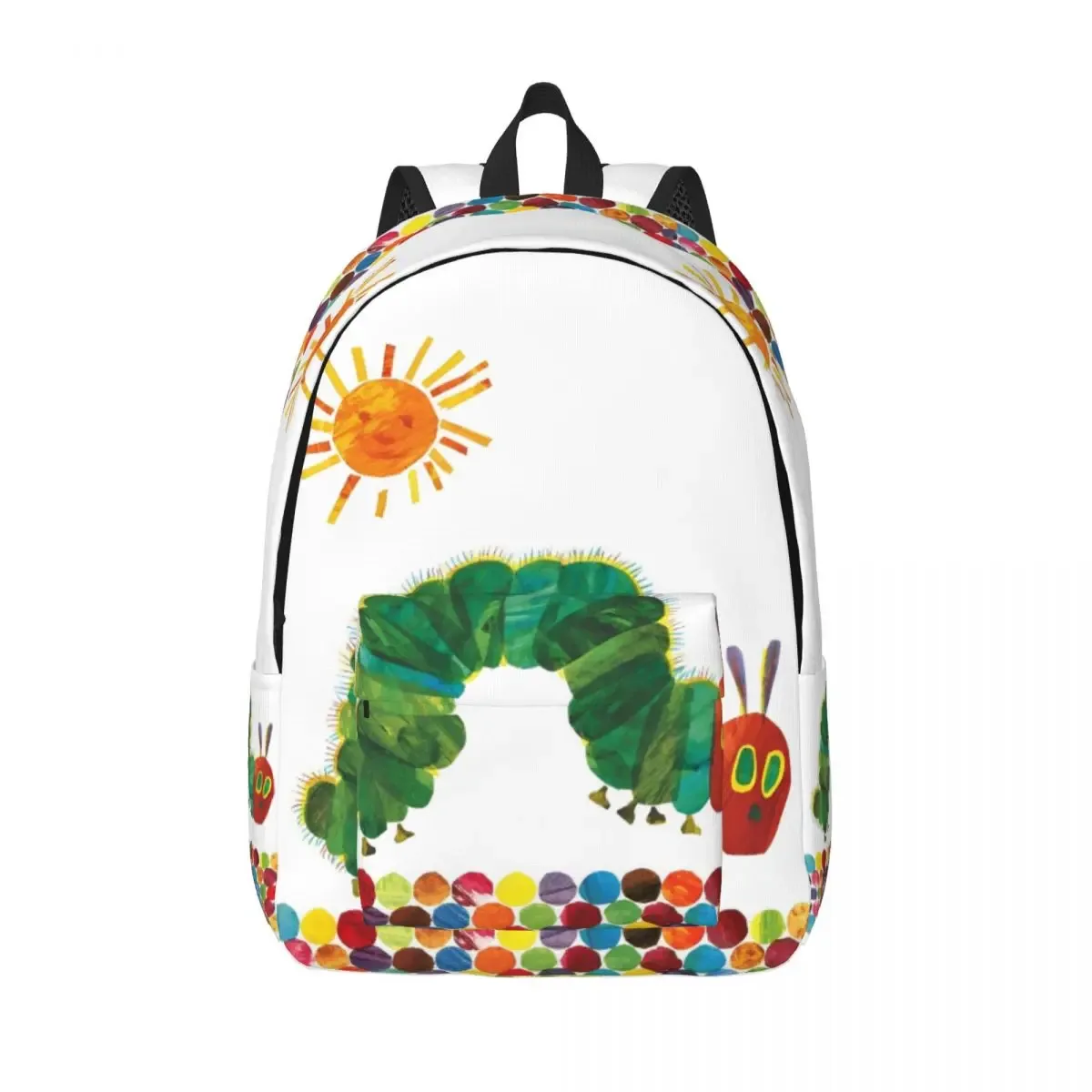 les chenilles très frappées soleil mode sac à dos en plein air étudiant travail dessin animé livre sac à dos pour hommes femmes collège sac à bandoulière