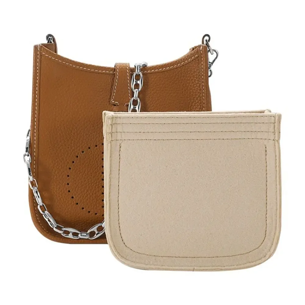 nouvel insert de sac à main en feutre, organisateur de sac portable multi-poches, sac intérieur de voyage pour evelyne 16/29/33