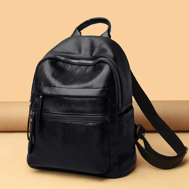 nouveauté sac à dos en cuir pu sac à dos sac à main pour femmes multi-fonctionnel élégant sac à dos pour dames sacs à dos de voyage décontractés