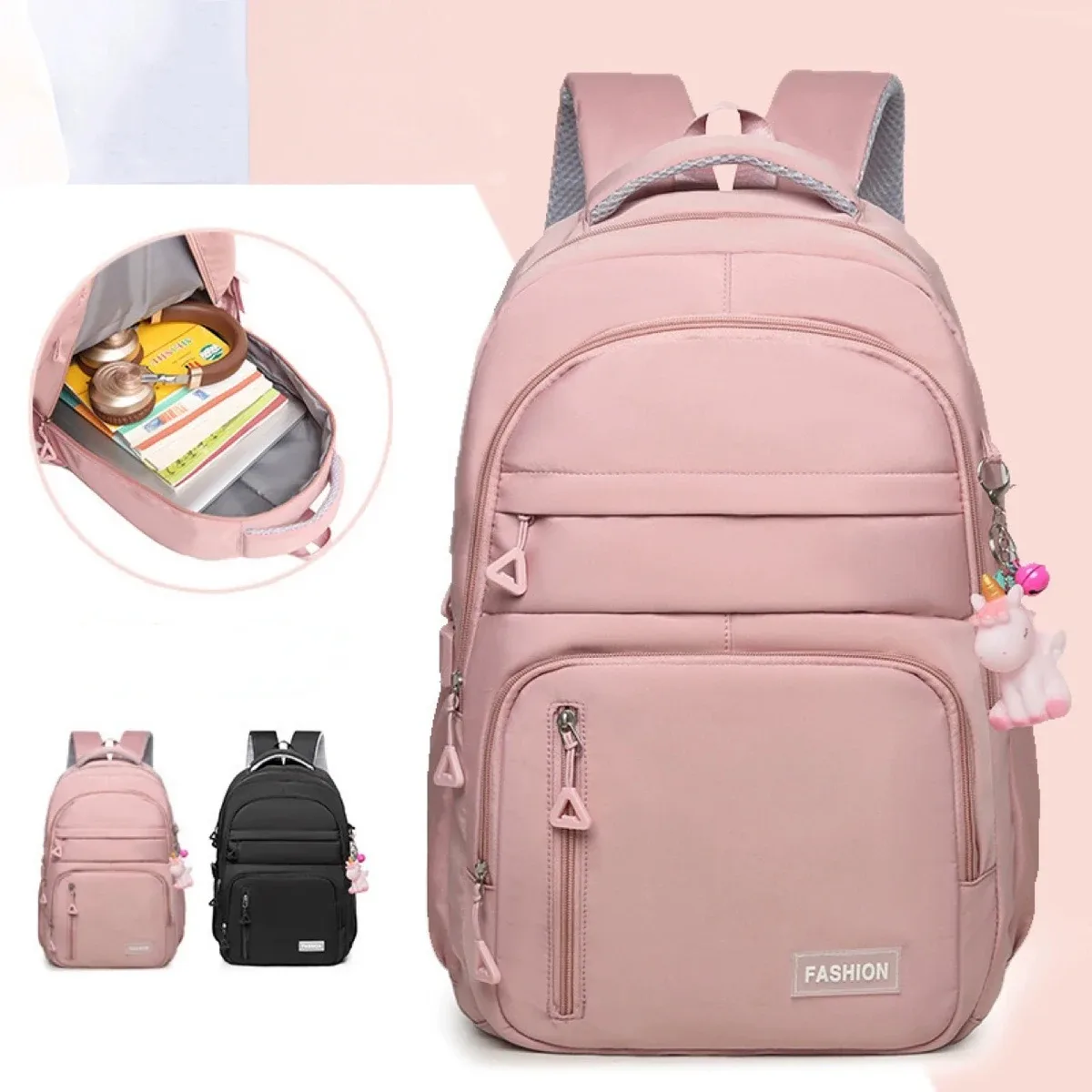 sac à dos léger de grande capacité pour étudiants, idéal pour les amateurs de sports de plein air et de voyages, avec poche intérieure pour ordinateur.