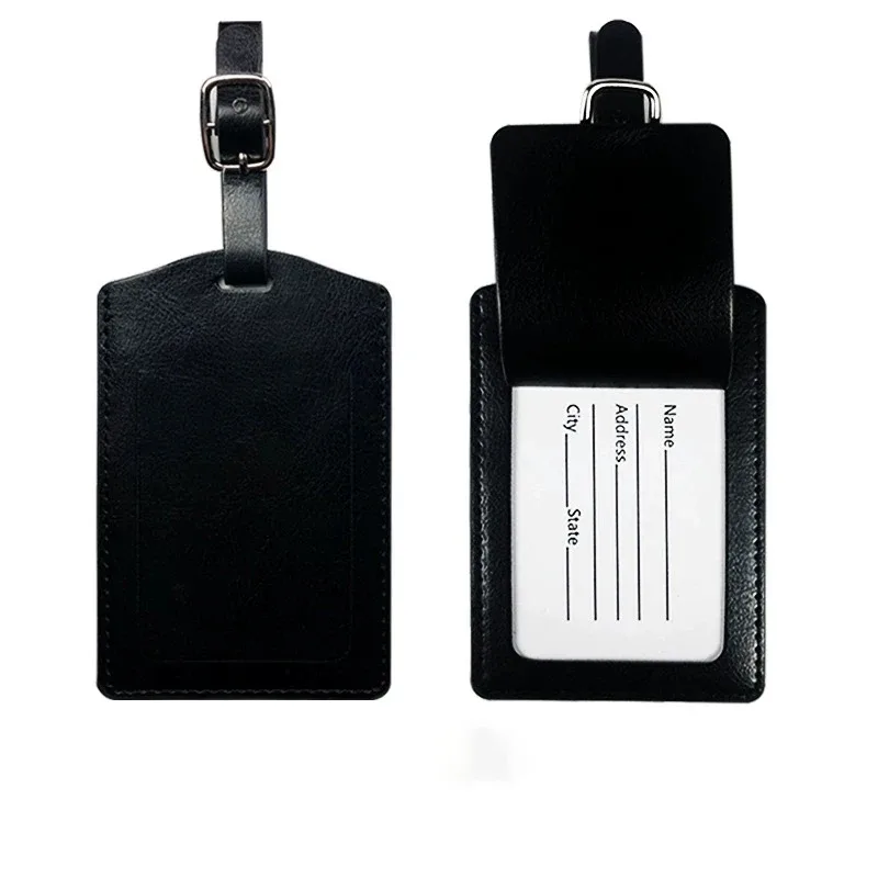 étiquette de bagage avec initiales personnalisées, étiquette de bagage d'affaires de voyage, en cuir pu épais, passe d'embarquement, étiquette de valise à rabat, cadeau de mariage