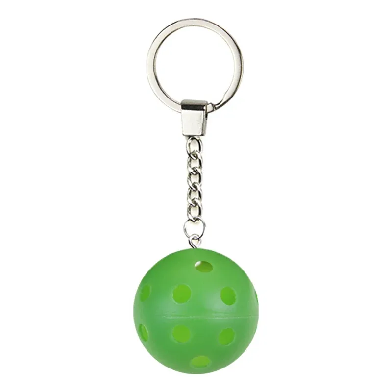 mini porte-clés unisexe en métal style sportif, raquette de pickleball, accessoires de décoration pour sac à main et sac à dos