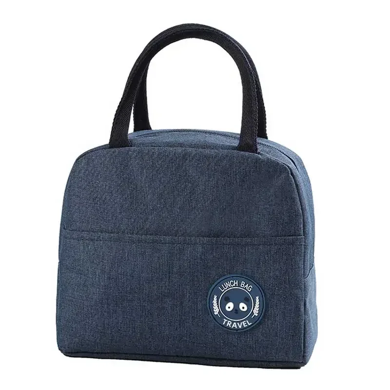 sac de rangement de voyage unisexe multifonctionnel, sac isotherme portable, boîte à bento en aluminium imperméable, sac à bento pour étudiants