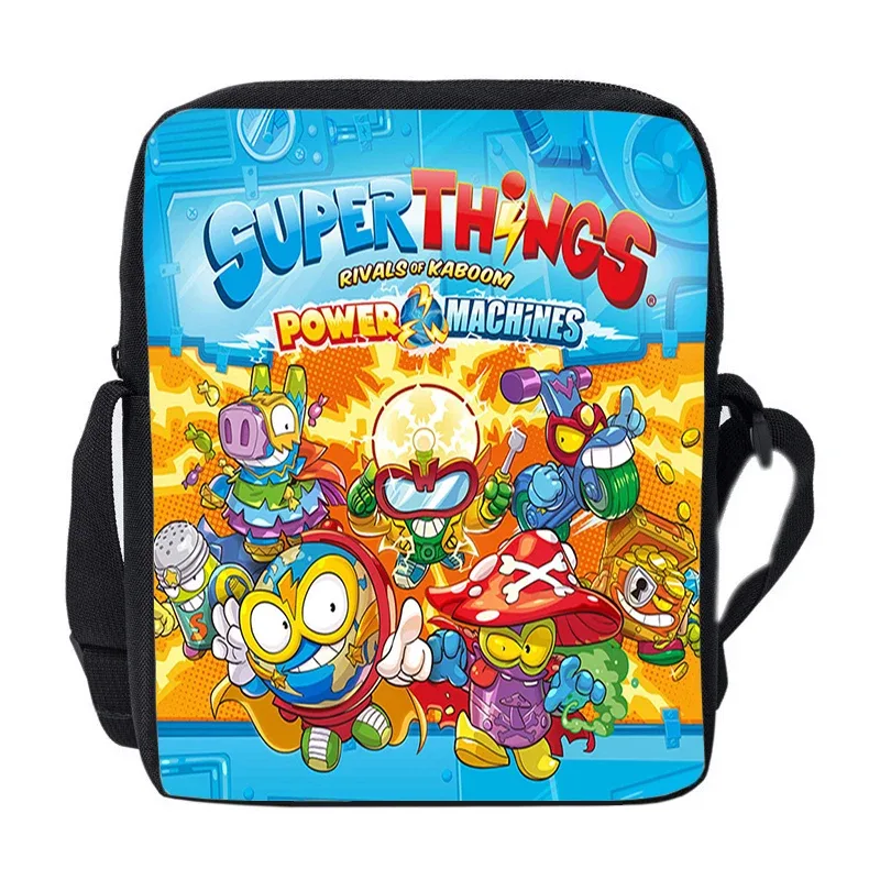 nouveau superthings dessin animé sac à dos 3 pièces ensemble garçons filles cartable sac à bandoulière sac à crayons supthings cartable scolaire voyage mochila