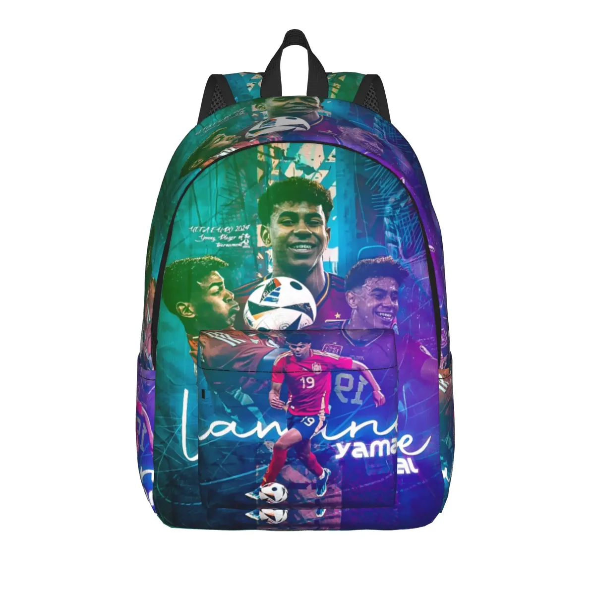 sac à dos lamine y-yamal pour hommes, femmes, adolescents, étudiants, randonnée, voyage, sac à dos de jour, star du football, sacs en toile pour ordinateur portable, extérieur