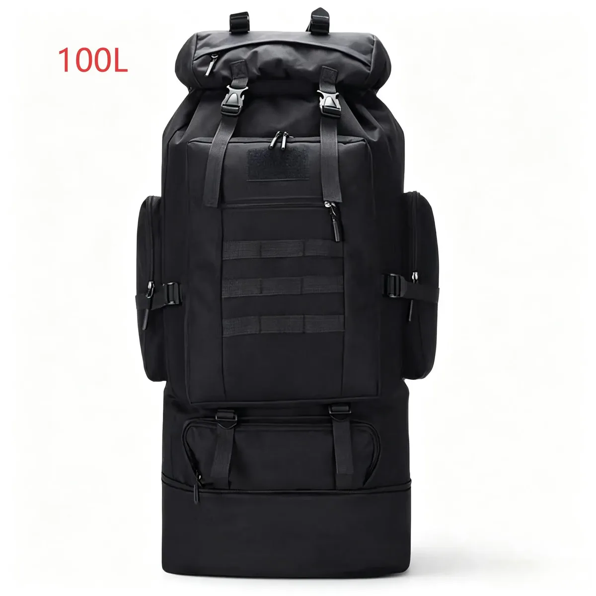 sac à dos de randonnée homefish 80l/100l, grand sac à dos de montagne, sac à dos tactique pour l'escalade, la randonnée, le camping et les voyages