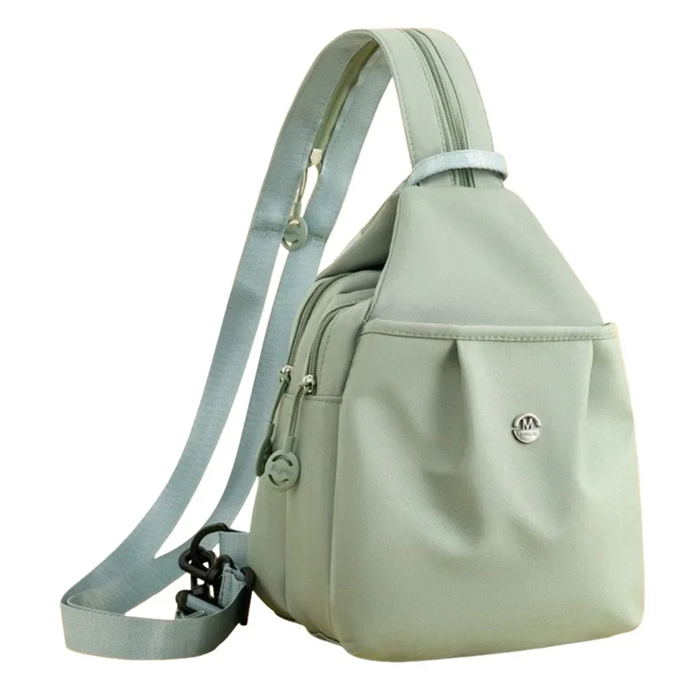 sac à dos en tissu oxford tendance, grande capacité, imperméable, sac de voyage multi-couches, multi-usages, sacs de poitrine, randonnée en plein air