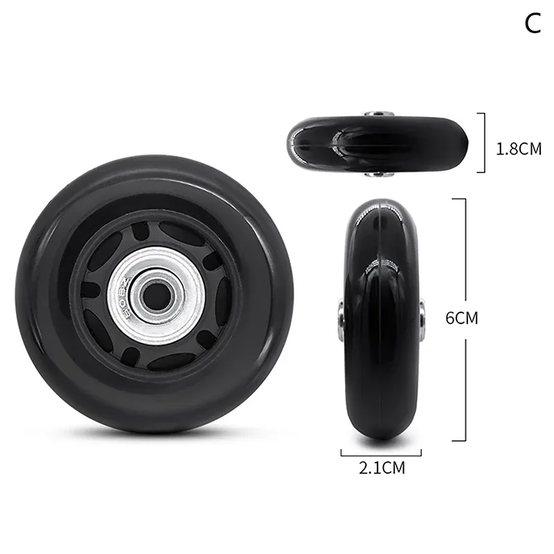 valise de remplacement pour roue de bagage, chariot à roulettes, ceinture silencieuse durable, outils de réparation, accessoires de voyage