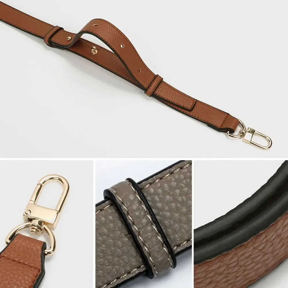 nouveau cuir sac à main en cuir sangle large durable épaule bandoulière sac à bandoulière sangle sac à bandoulière
