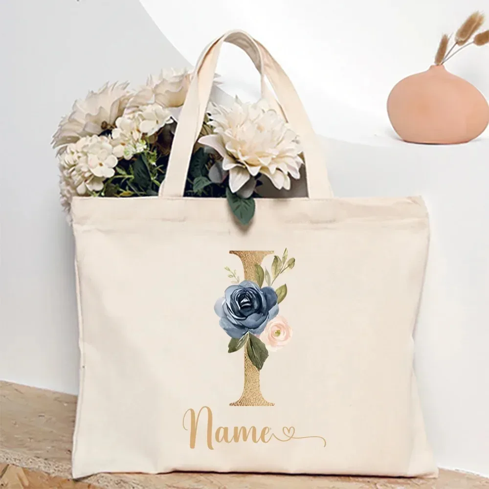 sac fourre-tout personnalisé pour demoiselle d'honneur avec initiales et nom, sac à bandoulière, sac de fête de bachelorette, sac à main de mariée, cadeau pour elle