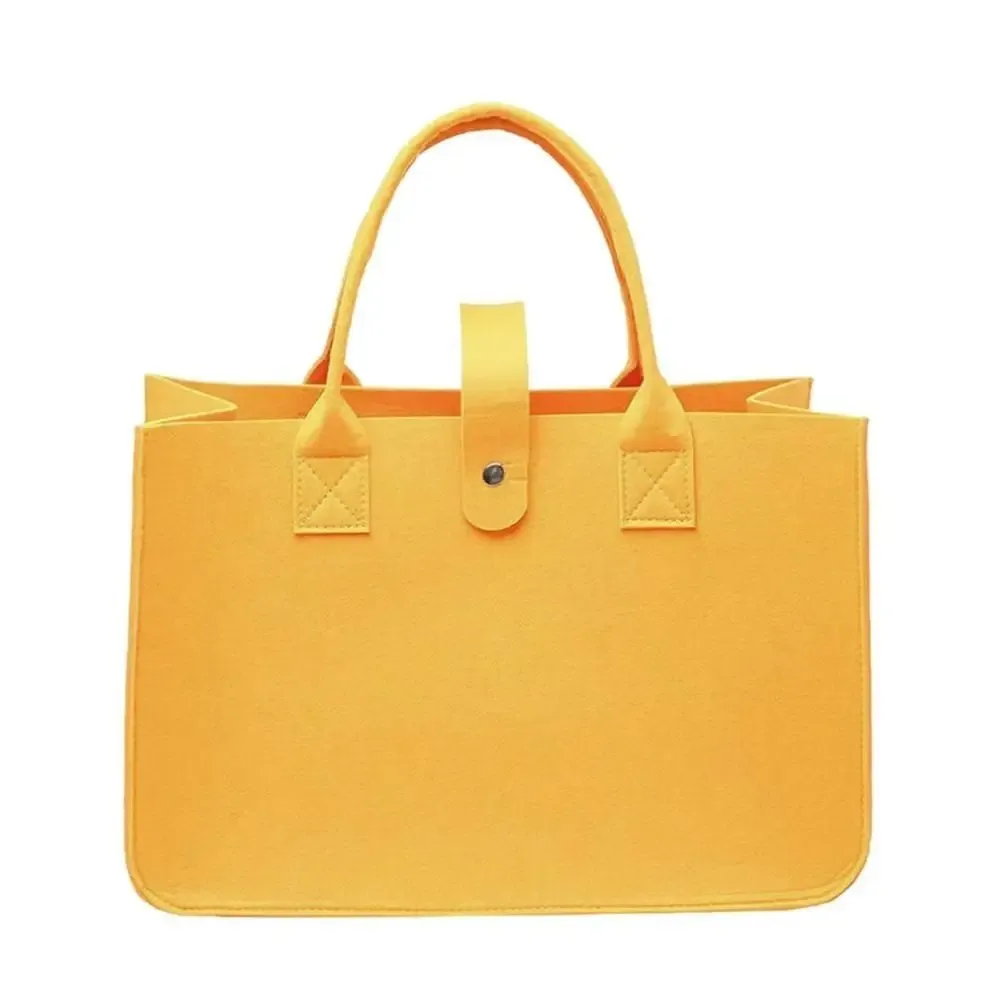 sac momie portable de grande capacité pour femmes, sac à bandoulière en feutre simple, sacoche de couleur unie, sac à main de voyage décontracté