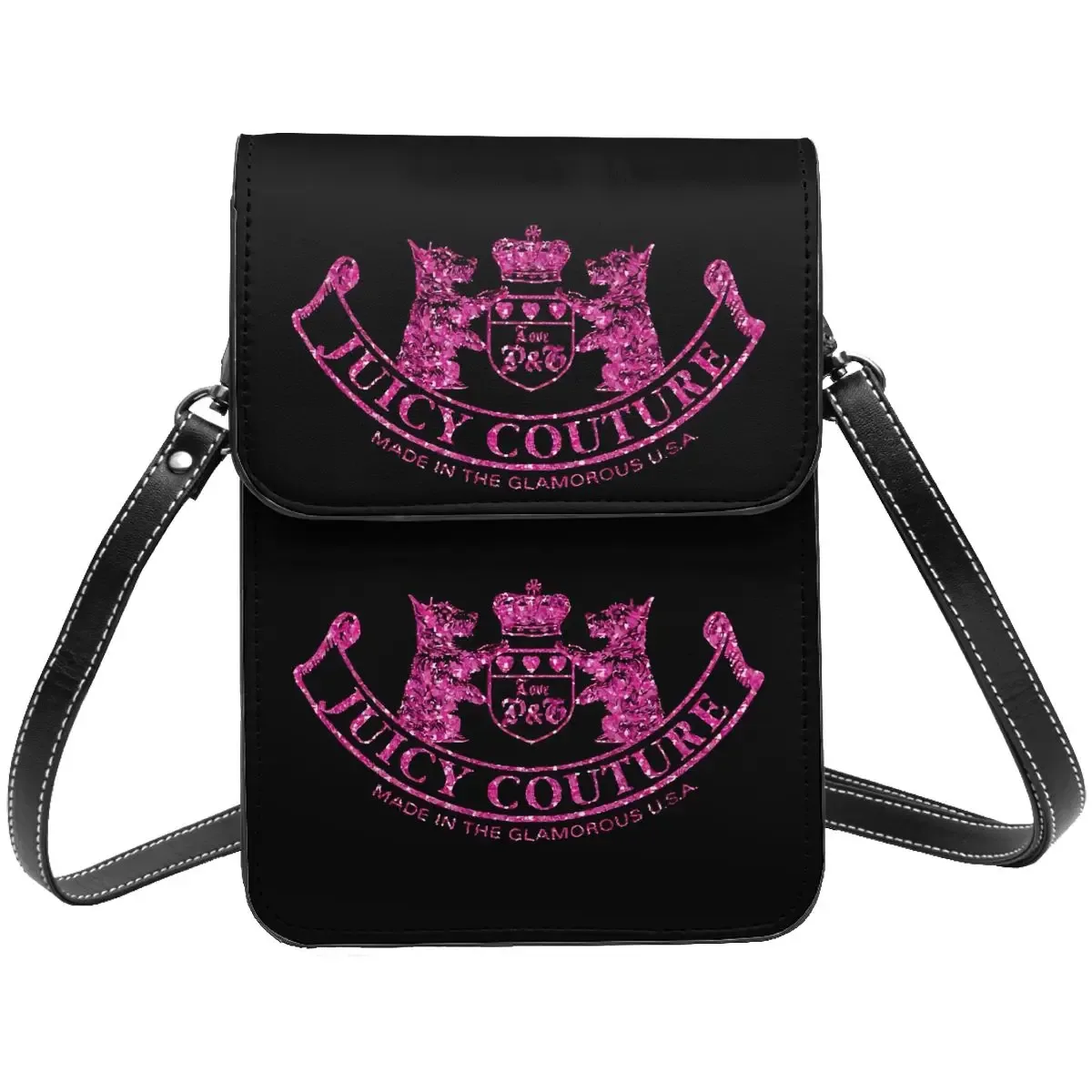 sacs à bandoulière pour femmes j-juicy-c-couture, portefeuilles, sac à main pour téléphone portable à écran tactile, sac à main en cuir souple avec sangle