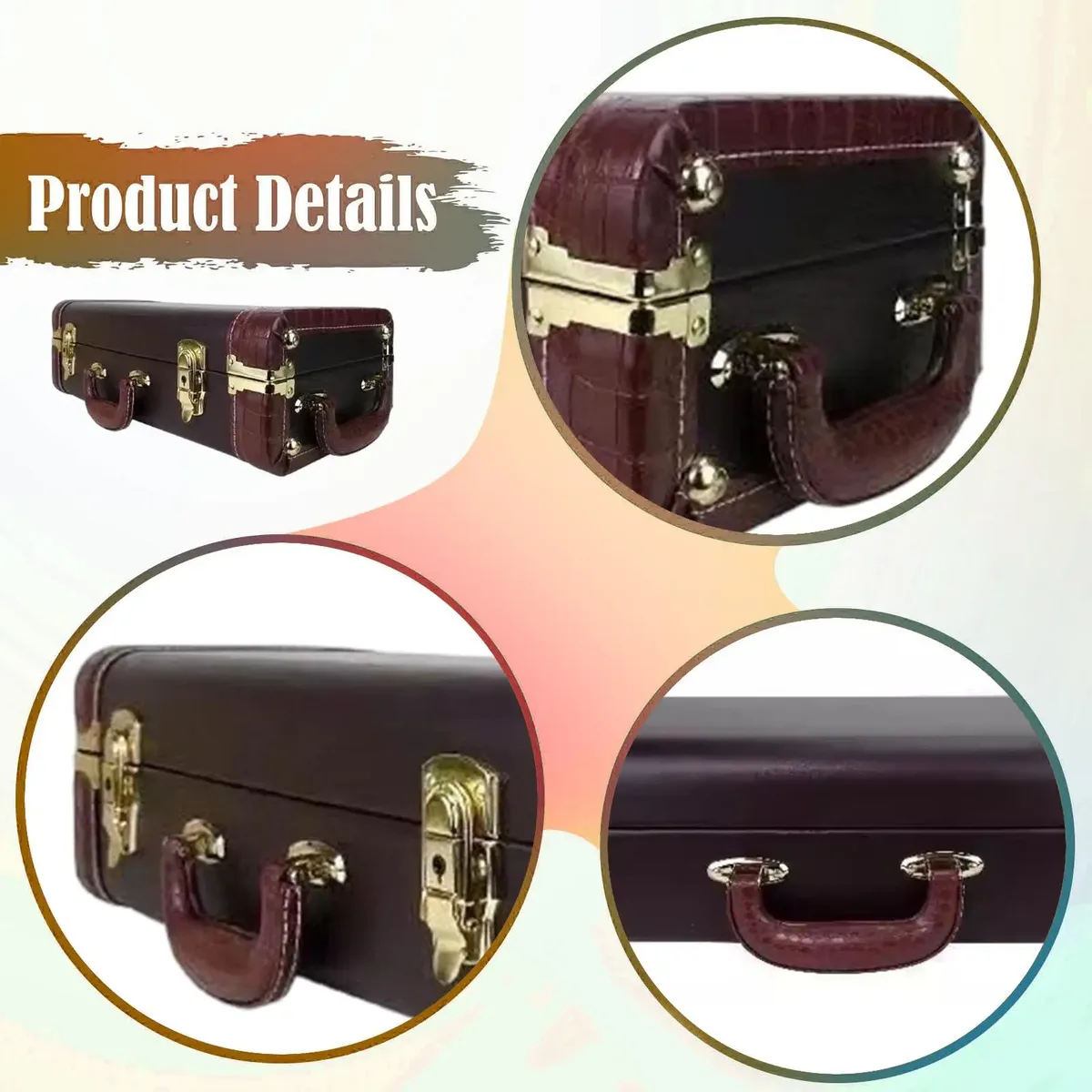 étui pour saxophone alto portable, mallette rigide antichoc, protection rembourrée avec poignée, sac de transport pour saxophone