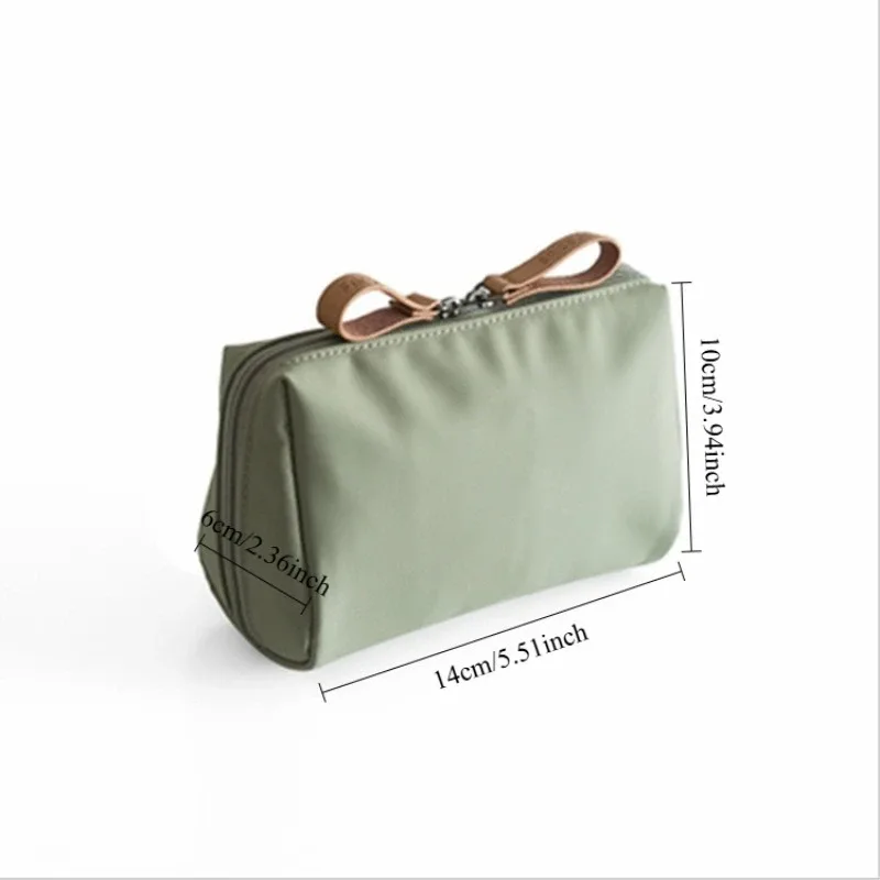 sac de maquillage portable pour femmes, 1 pièce, sac à cosmétiques, pochette de rangement pour pièces de monnaie, mini sac à rouge à lèvres, petit sac de toilette