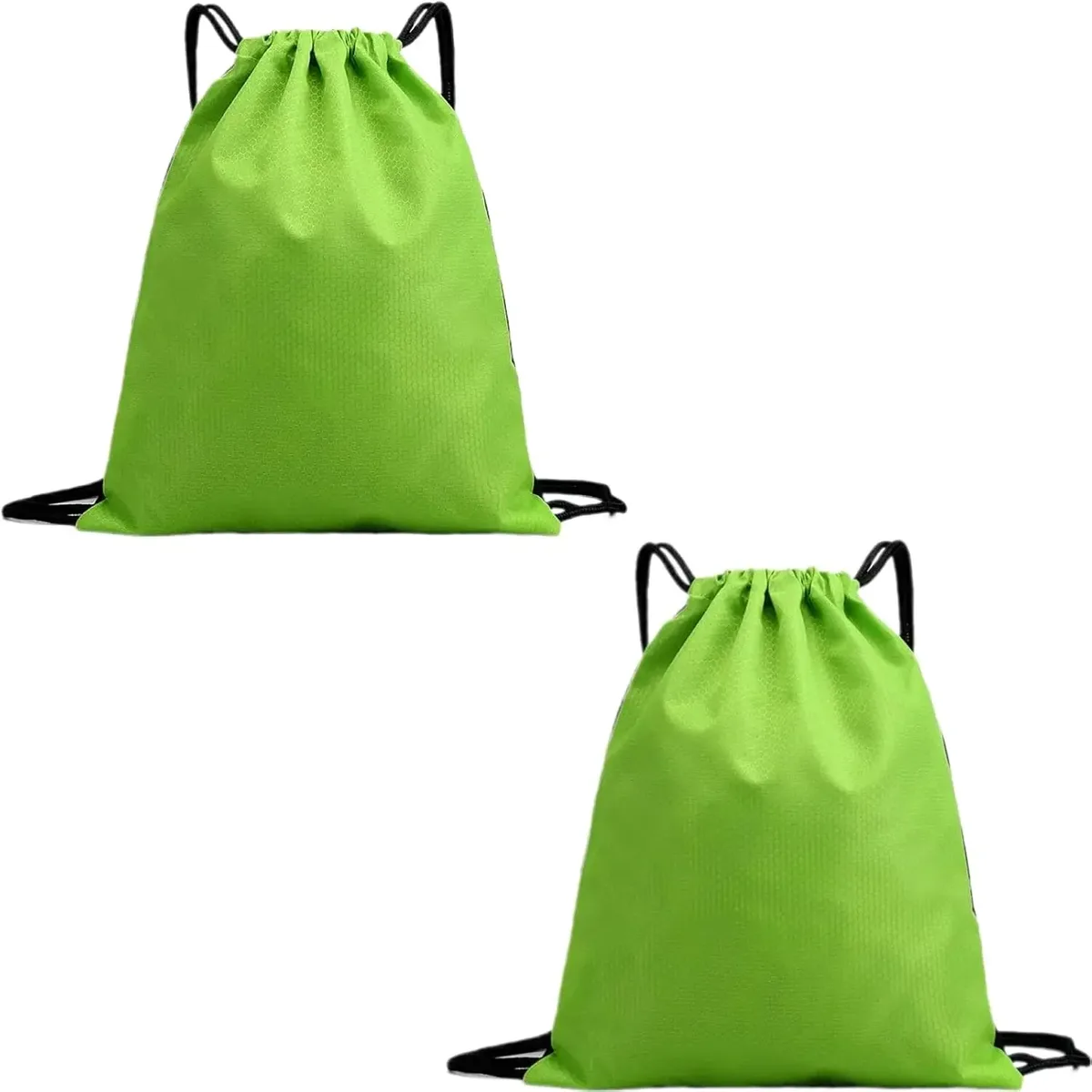 lot de 2 sacs à dos à cordon de serrage en polyester 210d résistant à l'eau, sac de sport léger pour voyage, école, camping