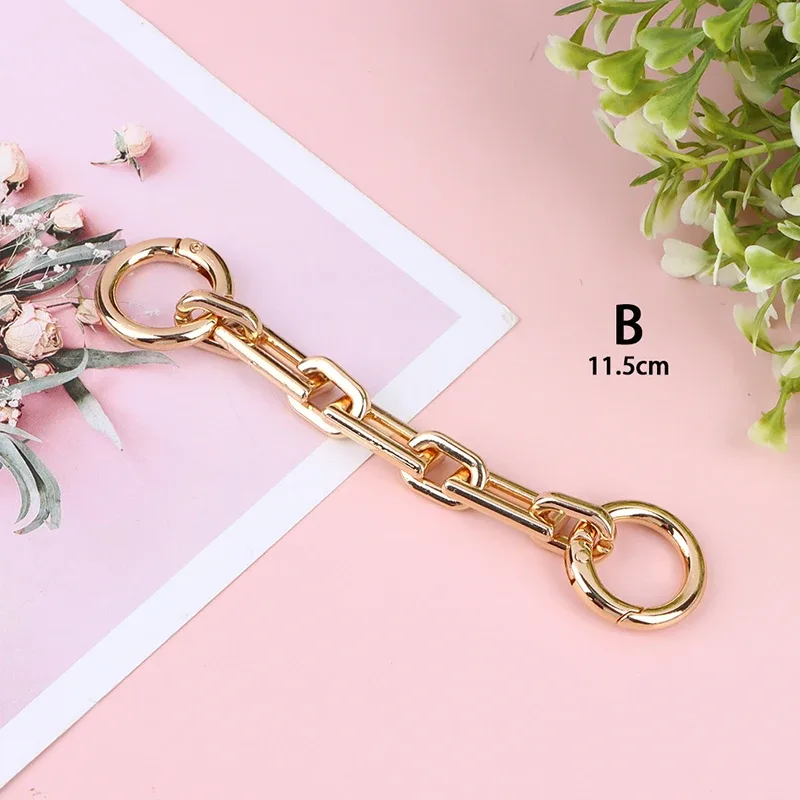 chaîne extension sangle sac métal dore marron rose voyage accessoire personalisation sac main bandoulière