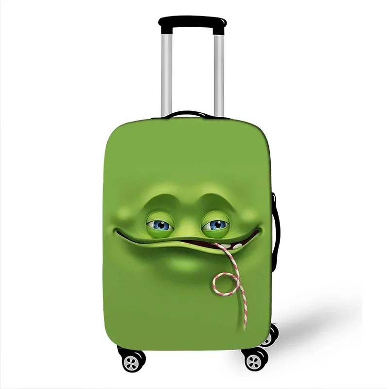juste de bagage élastique pour voyage, housse anti-poussière, housse de protection, étui à bagages, housse de valise, expression amusante, 18-32