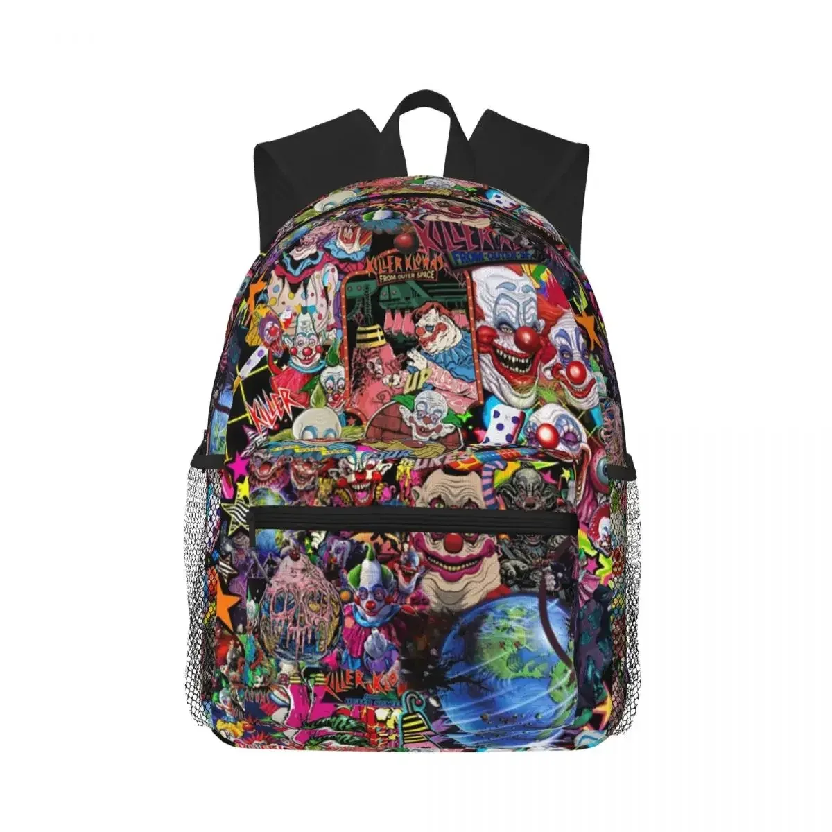 killer klowns from outer space sac à dos pour étudiants, sac d'école, sac à dos de randonnée, sac de voyage pour garçons et filles, sac à dos à la mode, sacs à bandoulière