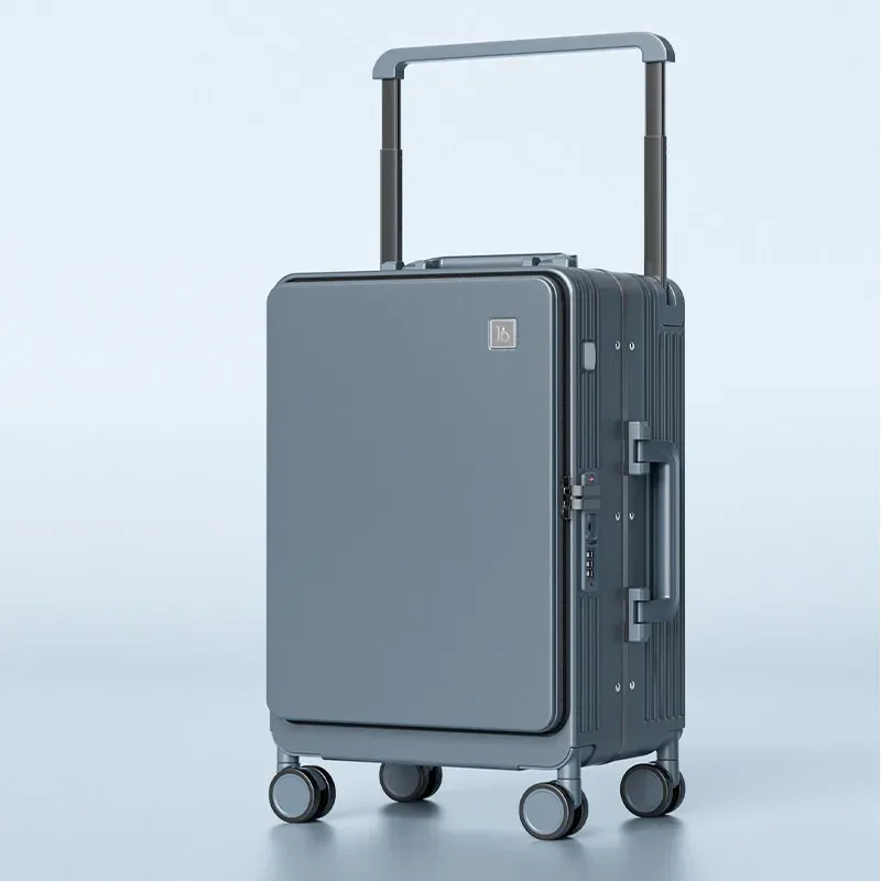 klqdzms valise abs+pc grande capacité, valise à roulettes pour femme, boîte de voyage 20"24"26"28 pouces, sac de voyage style chariot, bagage pour homme