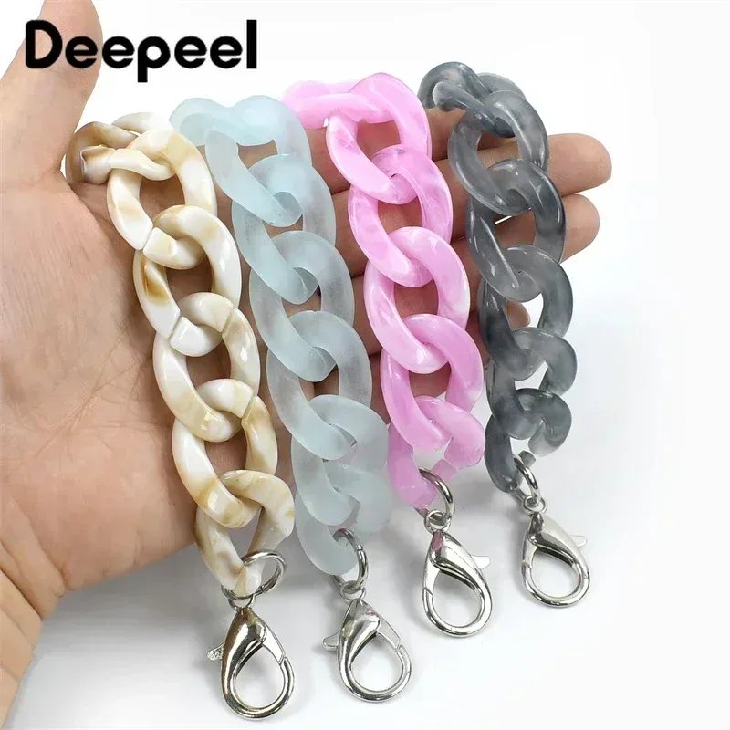 deepeel – sangles de sacs en acrylique coloré, 60cm, chaînes de sac à main, sangle d'épaule, pièces de rechange, accessoires de quincaillerie de bricolage, 1 à 5 pièces