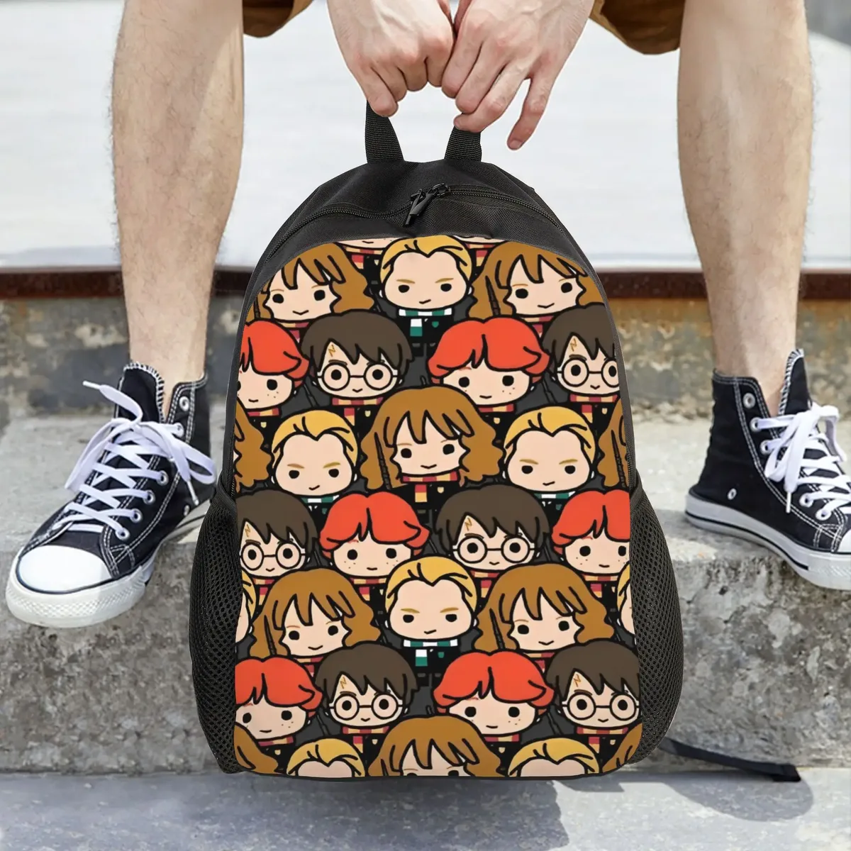 Harries Movie P-Potters Magic World Sac à dos classique pour femmes, sac d'école pour enfants, sac à dos pour ordinateur portable, sac à bandoulière de voyage pour adolescents