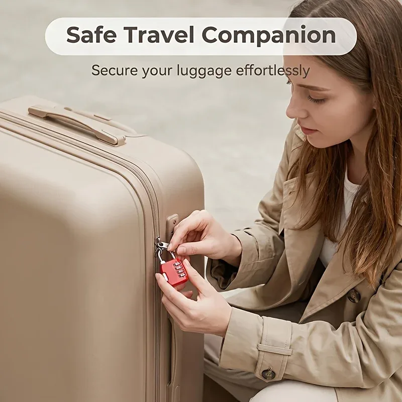 cadenas antivol portable combinaison trois chiffres abs vert sécurité valise casier boîte rangement scolaire usage voyage