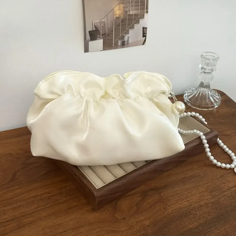 nouveau sac de maquillage nuage grande capacité avec fermeture éclair pochette cosmétique multifonctionnel portable sac de papeterie voyage