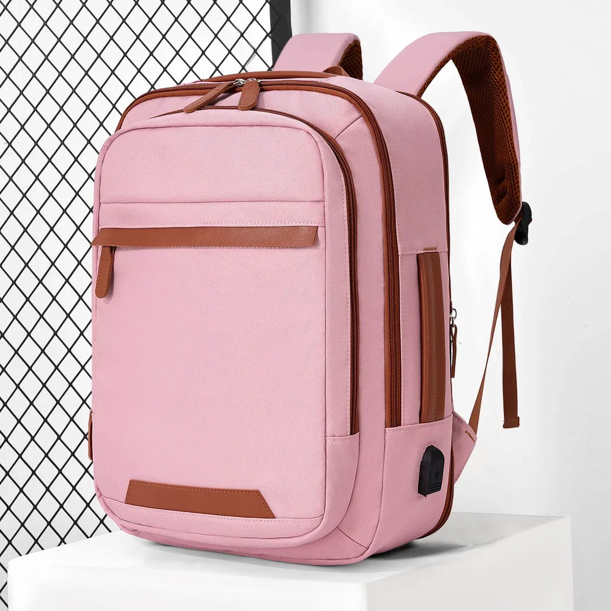 sac à dos étanche pour hommes, rechargeable par usb de haute qualité, grand sac à dos pour ordinateur portable, sac d'école unisexe pour jeunes