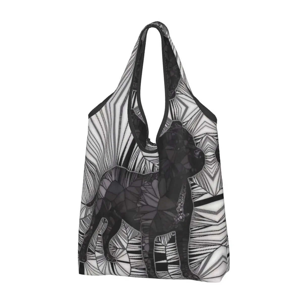 sacs fourre-tout à imprimé multi-taureaux, sacs à provisions portables, amoureux des chiens initiés, sac à main bull terrier, mode