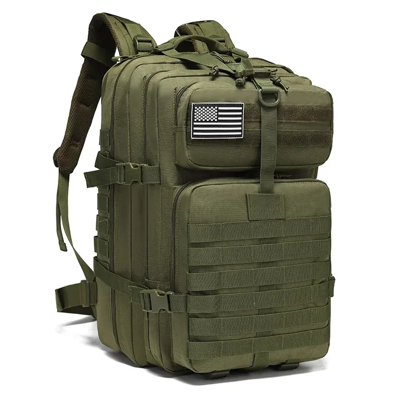 sac à dos tactique 45l, sac d'assaut tactique, sac de survie 3 jours, sac à dos de randonnée et de trekking