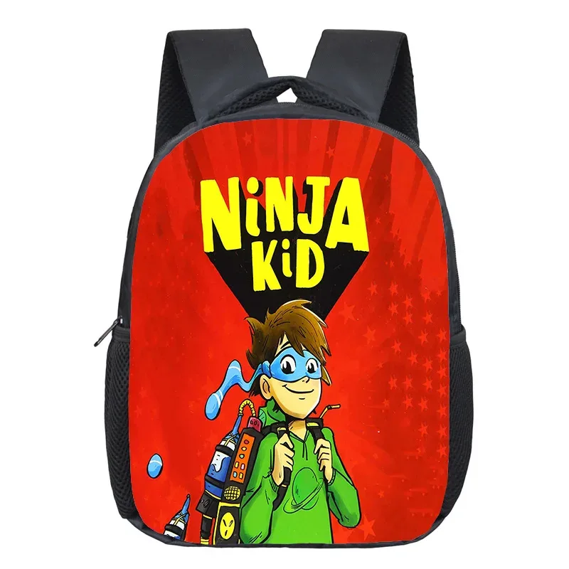 sac à dos ninja kidz pour enfants de 12 pouces, sac à livres pour la maternelle, sacs d'école à la mode pour enfants, sac à dos de voyage décontracté, sac à double épaule