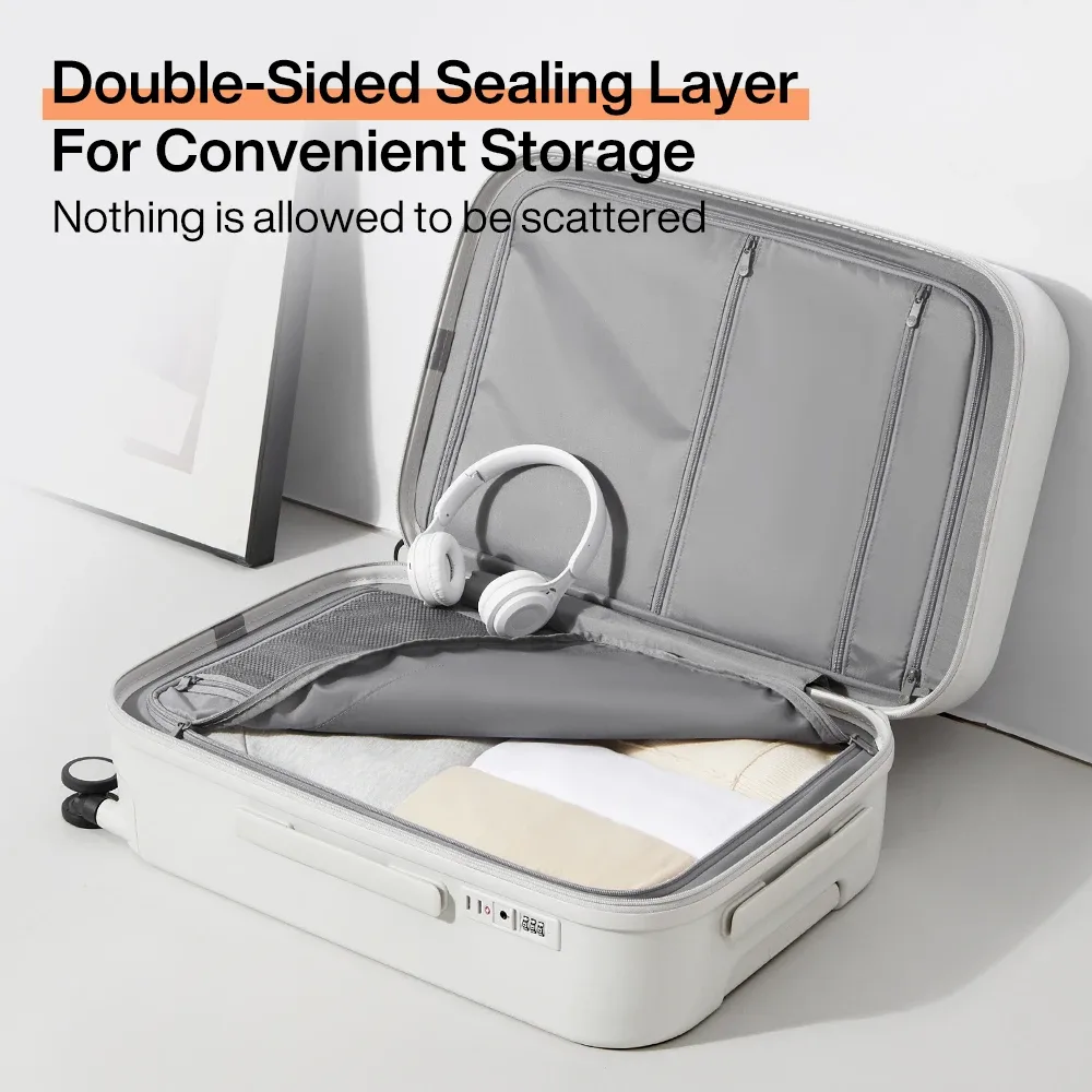 mixi bagage à main avec tasse support pour téléphone coque rigide valise de voyage roulante avec roues spinner 20 24 26 pouces m9290