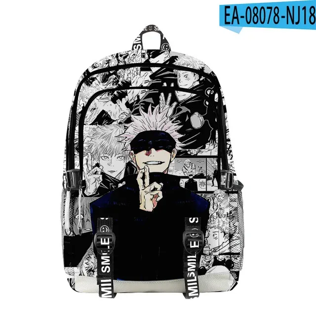 sac à bandoulière imperméable anime satoru gojo pour garçons et filles, sacs à bandoulière oxford, sac de sport décontracté, sac de voyage initié