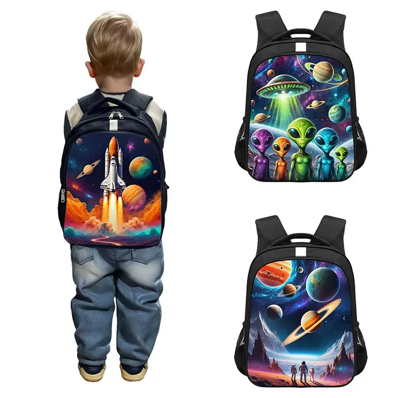 mysterious ticks télescope ufo alien spacvier sac à dos pour hommes et femmes, sac à dos pour voyage, sacs d'école pour adolescents, sacs à dos pour ordinateur portable