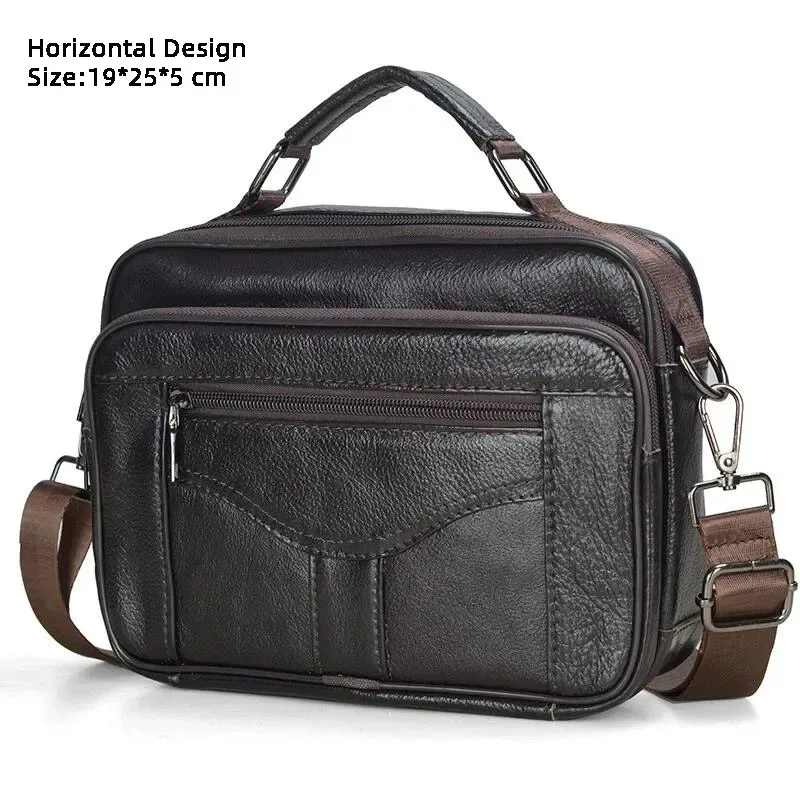 mode chaude hommes sacs de messager sacs à main en cuir véritable pour homme marque de luxe mâle sac à bandoulière pour mini pad garçon sac à bandoulière