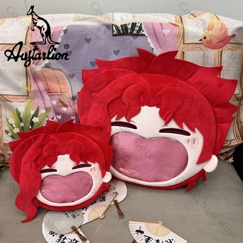 Sac Dos Polyester Dessin Animé Visage Fillette Cheveux Rouges Sourire Coeurs Floraux Rouge Blanc Rose Femme Unisexe