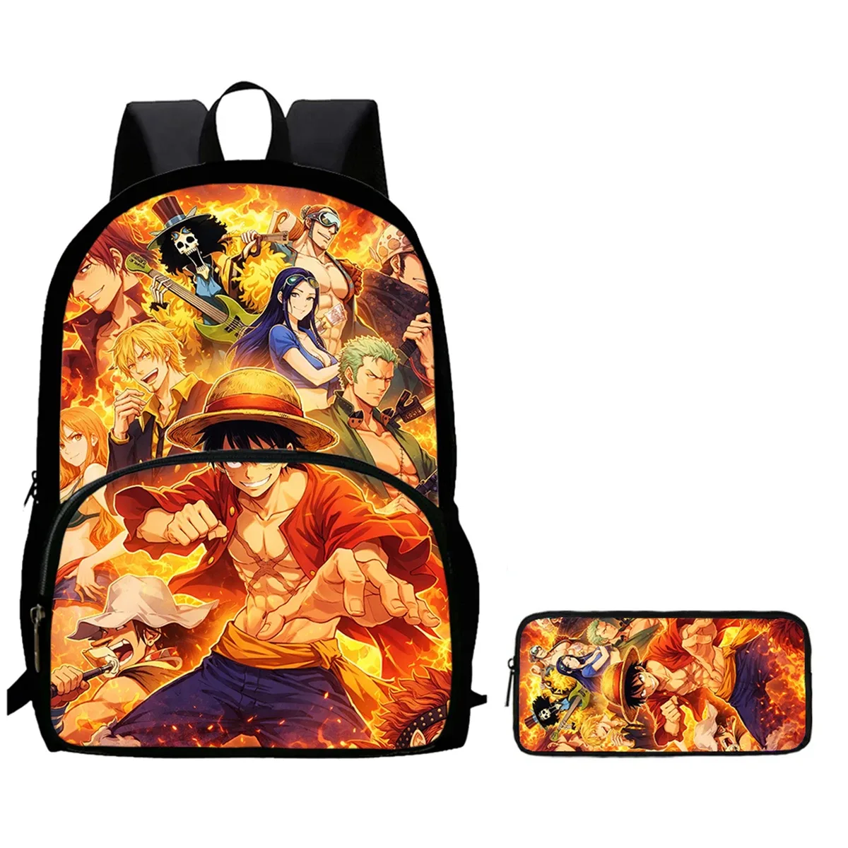 sac à dos scolaire léger 2-en-1 avec poche avant et trousse à crayons, sac à dos unisexe durable pour garçons et filles de 6 à 10 ans