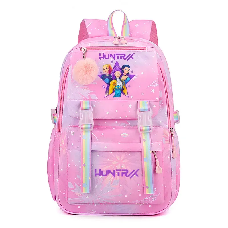 sac à dos kpop demon hunters pour étudiantes, lycéennes, collégiennes, polyvalent, adapté au quotidien et aux activités de plein air